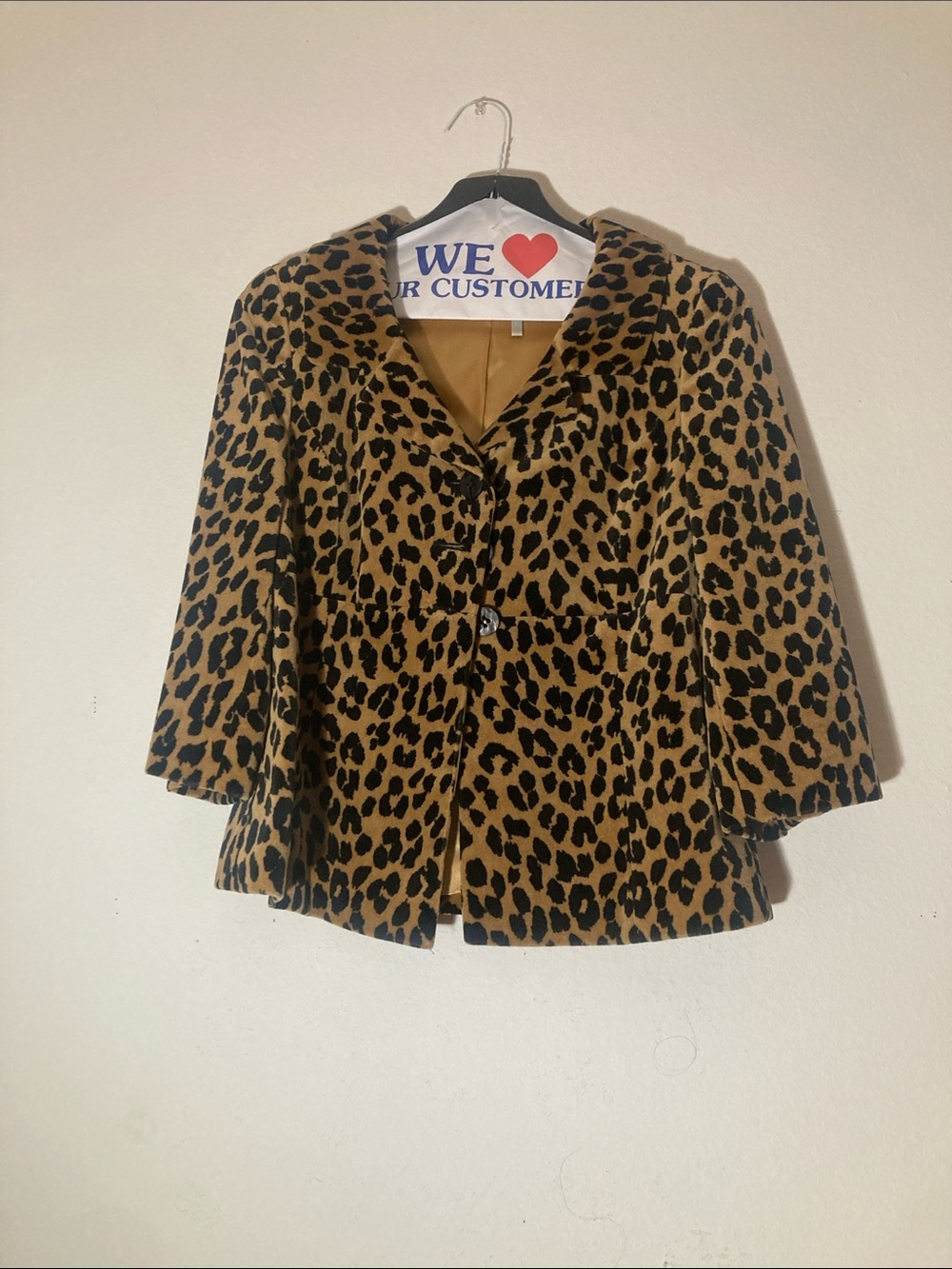Classiques Entier Leopard Print Jacket in Tan and Black
